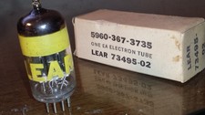 NOS PERFECT TUBE GE (marca LEAR) 6072A 6072 12AY7 3 MICA US MILITARY - USA! TV7