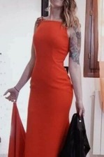 Abito da sposa/cerimonia Pronovias,rosso Valentino, TG 44,taglio a sirena 