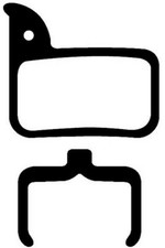 Pastiglie freno a disco MTB per Sram Red-Force-S  mescola organica