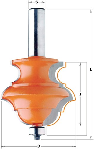 Fresa multiprofilo cmt - multiprofilo,