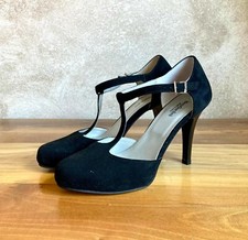 Charleston sandalo pelle camoscio tacco plateau NERO GIARDINI 35