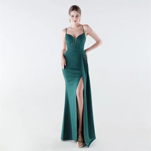 Abito verde scuro - verde, elegante
