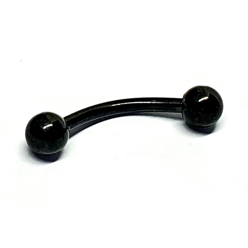 Bilanciere curvo nero barra - , 8