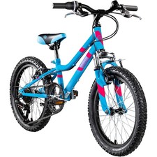 Galano GA20 Bicicletta per Bambini 18" Ragazzo Ragazza Bicicletta per Bambini Galano 7s Blu 22 cm
