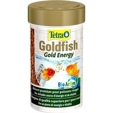 Mangime in Granuli Tetra GoldFish Gold Energy Per Pesci Rossi d'Acqua Fredda