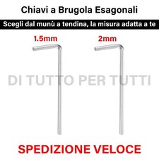 CHIAVE ESAGONALE A BRUGOLA  A