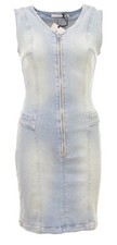 Abito da donna blu stretch