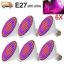 6 x lampada LED per piante E27