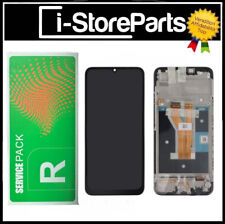 DISPLAY LCD TOUCH SCREEN FRAME ORIGINALE OEM PER REALME C11 RMX3201 RMX3231 NERO