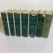 Storia della letteratura Italiana Garzanti in 7 volumi Prima Edizione 1969