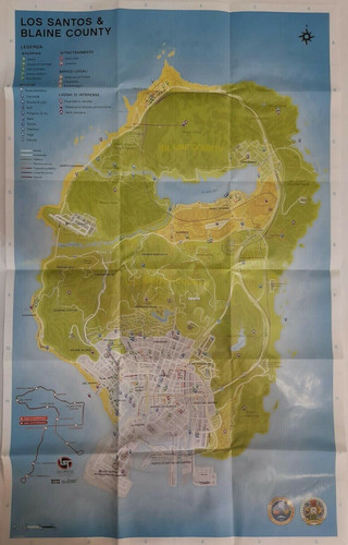 Mappa gta grand - -, theft