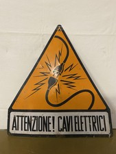 Insegna Tabella Pericolo Cavi