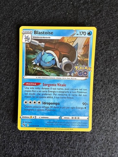 Blastoise 017 073 pokemon - blastoise, go
