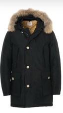 WOOLRICH ARTIC PARKA BLACK MADE IN CANADA TAGLIA 3XL COME 5XL MOLTO GRANDE NUOVO