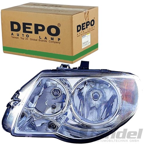 Faro alogeno destro - faro,