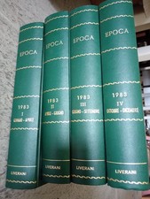 Rivista EPOCA rilegata annata