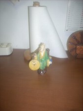  piccola statuina cinese in ceramica arte orientale