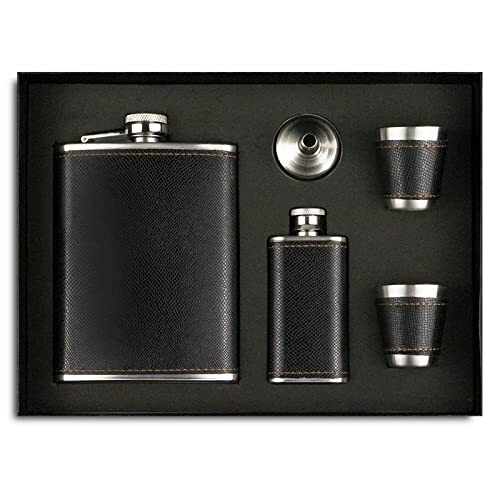 Fiaschetta set acciaio inox - acciaio,