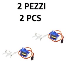 2PZ MICRO SERVO MOTORE 9G SG90 180 GRADI SERVOCOMANDO SERVOMOTORE ARDUINO 