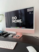 Apple iMac 24 pollici (256 GB SSD, Apple M1, 3,20 GHz, 8 GB, GPU 7-Core) rosa 2021