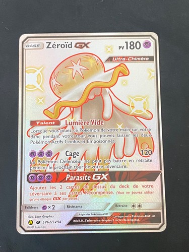 Carte pokemon zeroid - carte,