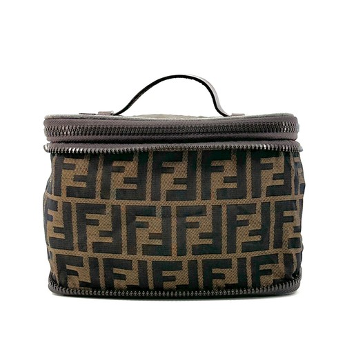 Fendi zucca vanity bag - vanity, tela
