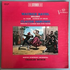 Vinile LP 33 giri - Charles Munch - Boston Orchestra - Bolero Maurice Ravel 