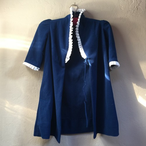 Abito cappotto blu vintage