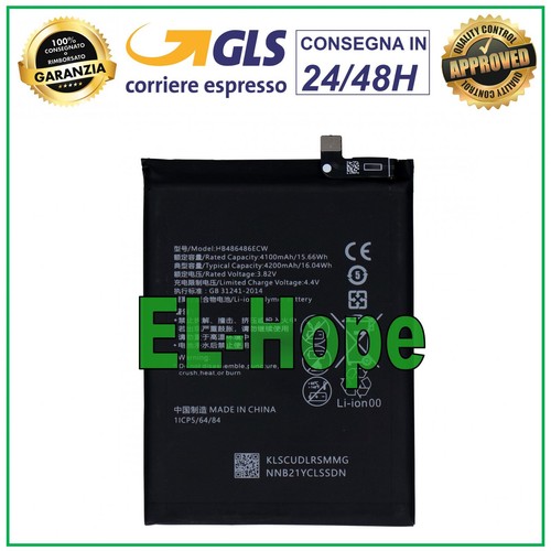 Batteria hb486486ecw per - hb486486ecw,