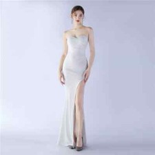 Vestito Abito Elegante Lungo
