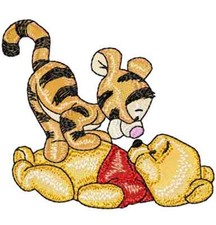 MACCHINA RICAMO DISEGNI USB - DISNEY'S BABY POOH & FRIENDS DISEGNI 4X4 BAMBINI