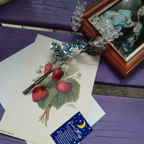 Crystal moon fiori spighe - crystal, f)