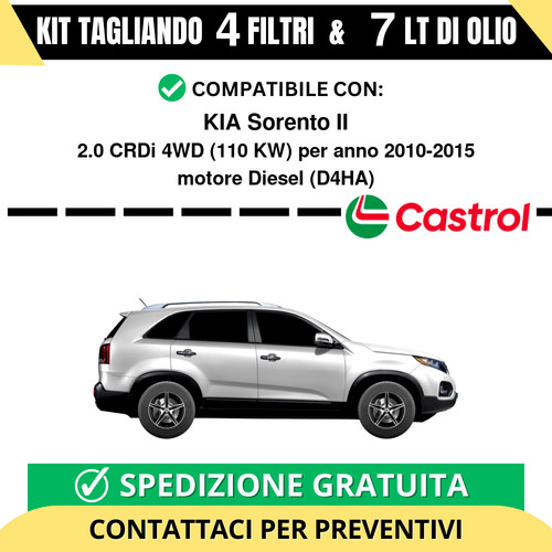 Tagliando per kia sorento - kia,