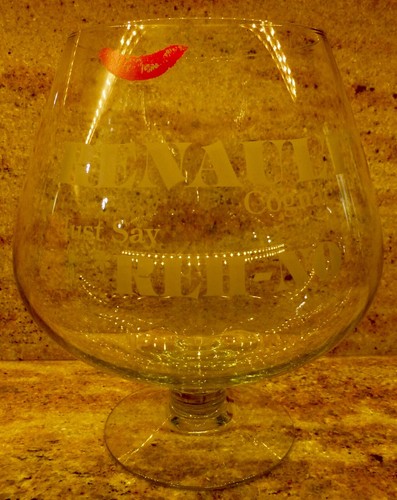 Large renault cognac - cognac, glass