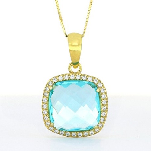 Collana argento dorato - collana,