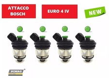 4 Iniettori GAS GPL METANO PER IMPIANTO Landi Renzo Tappo Verde Vetture Euro 4