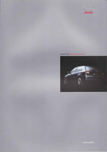 Catalogue brochure audi - audi, a3
