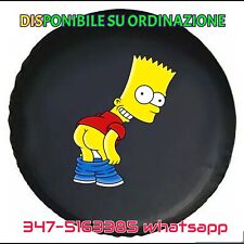 Copri Ruota di Scorta FUORISTRADA THE SIMPSON BART CIUCCIATI IL CALZINO 4X4 JEEP