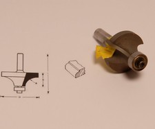 Fresa Per Verticale Kwo Abrundfräser Hm / TCT 8mm Gambo Made IN Germany