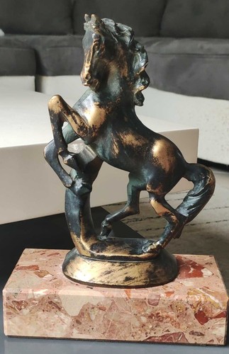 Ancienne sculpture cheval - ancienne, sculpture/cheval