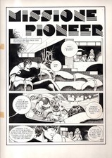 Lanciostory - Missione Pioneer - p.tit - Cossu - Tavola Originale  - 1982