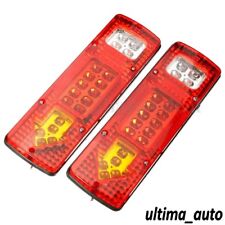 2X 12V 19 LED Bus Camion Rimorchio Furgone Stop Posteriore Frecce Reverse Lamp