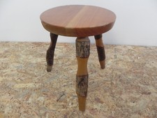 Vecchio sgabello legno - sgabello, da