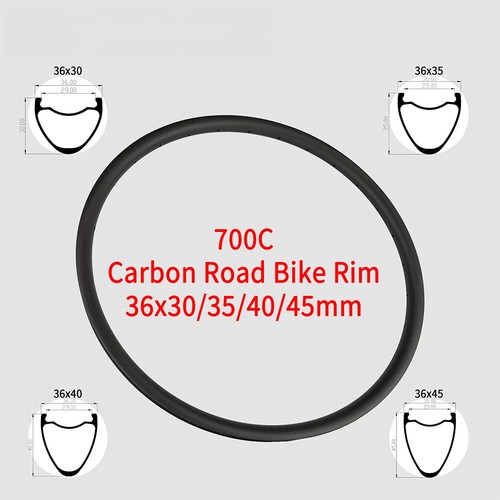 700c road bike carbon rim - 700c,