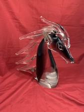 Testa Di Cavallo In Vetro Nero