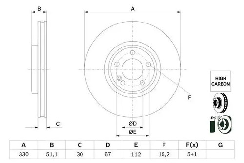 Disco freno ventilato - 2x, 986