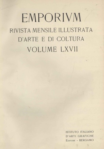 Emporium rivista mensile - emporium.,