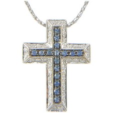 Collana Chimento Zaffiro Blu