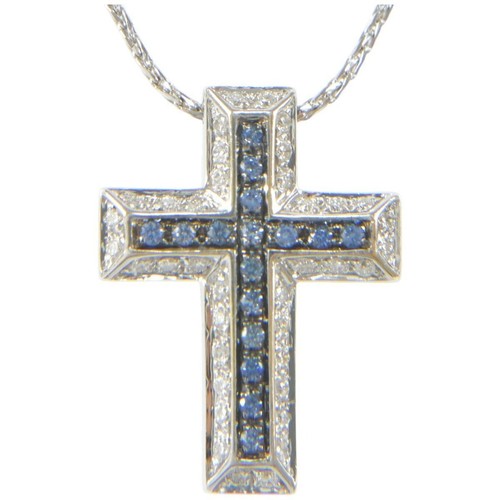 Collana chimento zaffiro blu - chimento,