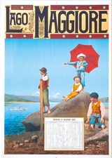 Manifesto turistico d'epoca